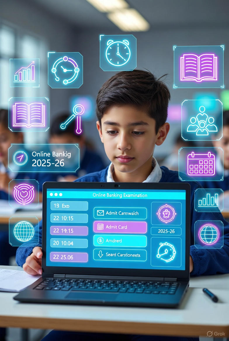Banking Exams 2025‑26: आगामी बैंकिंग भर्ती की परीक्षा तिथियाँ एवं Admit Card अपडेट