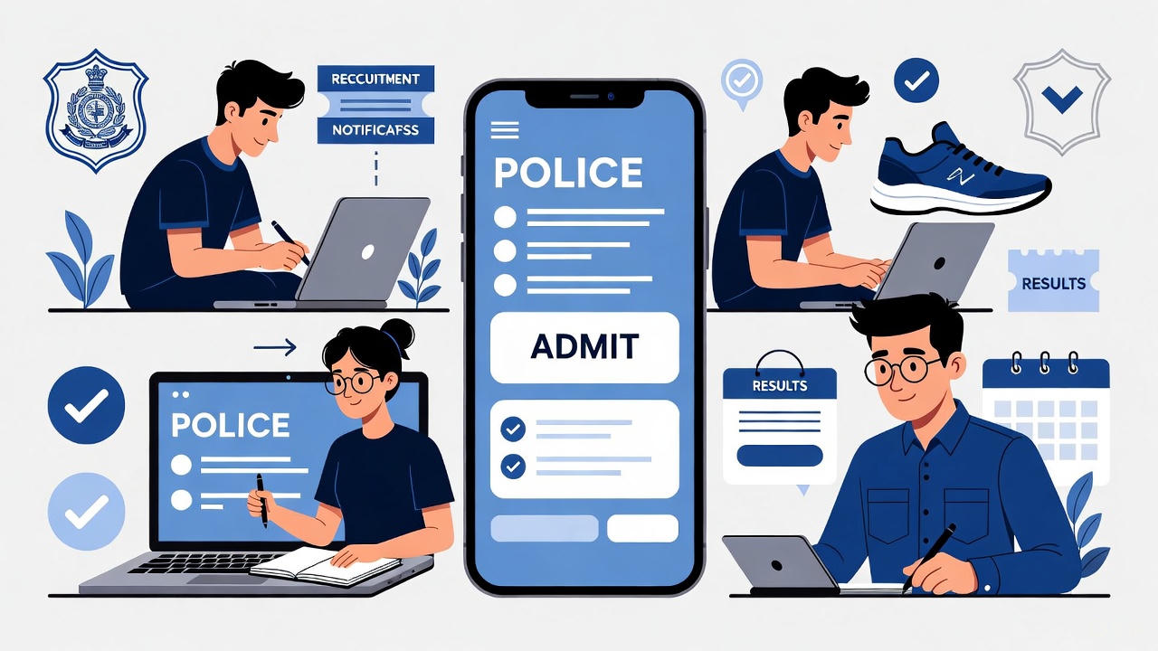 Today Police Job Updates 2025 – Latest Recruitment, Admit Cards & Results