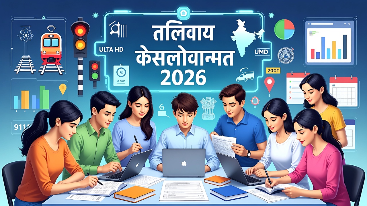 Railway Recruitment 2026 – Syllabus Hindi, Exam Pattern, Free Mock Test & Jobs Portal