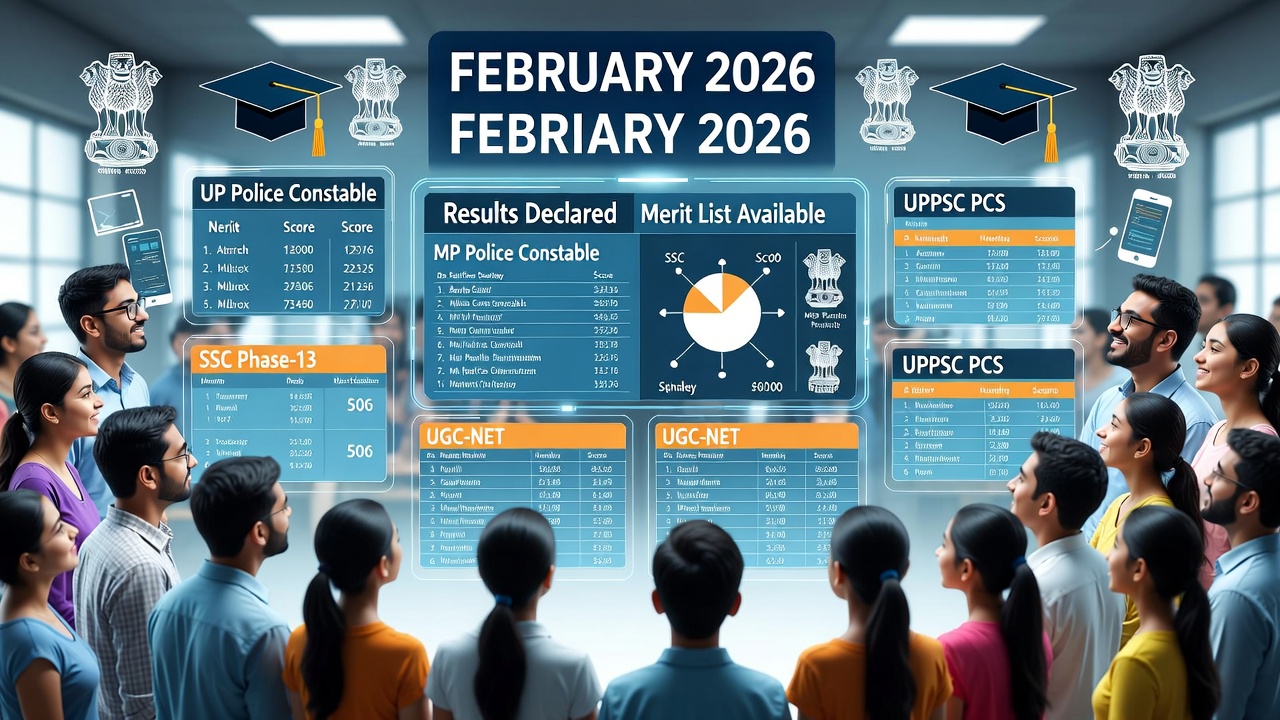 फरवरी 2026 में सरकारी नौकरी के जारी होने वाले रिजल्ट | February 2026 Sarkari Result Updates