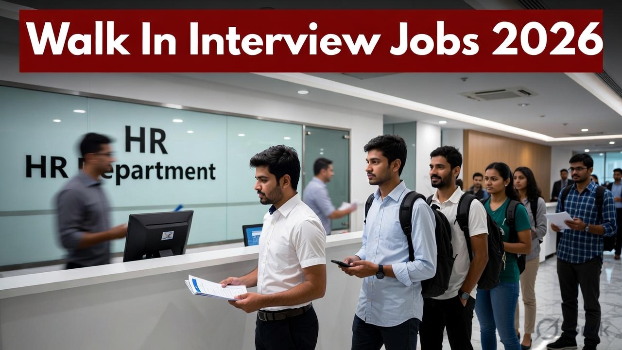 Walk In Interview Jobs 2026: बिना ऑनलाइन आवेदन के सीधे नौकरी पाने का मौका