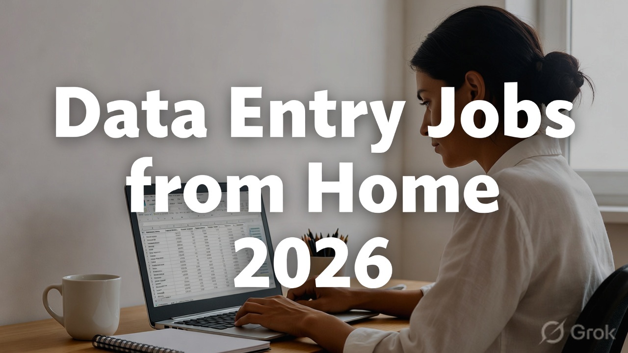 Data Entry Jobs from Home 2026: घर बैठे Data Entry Job से पैसे कैसे कमाएं