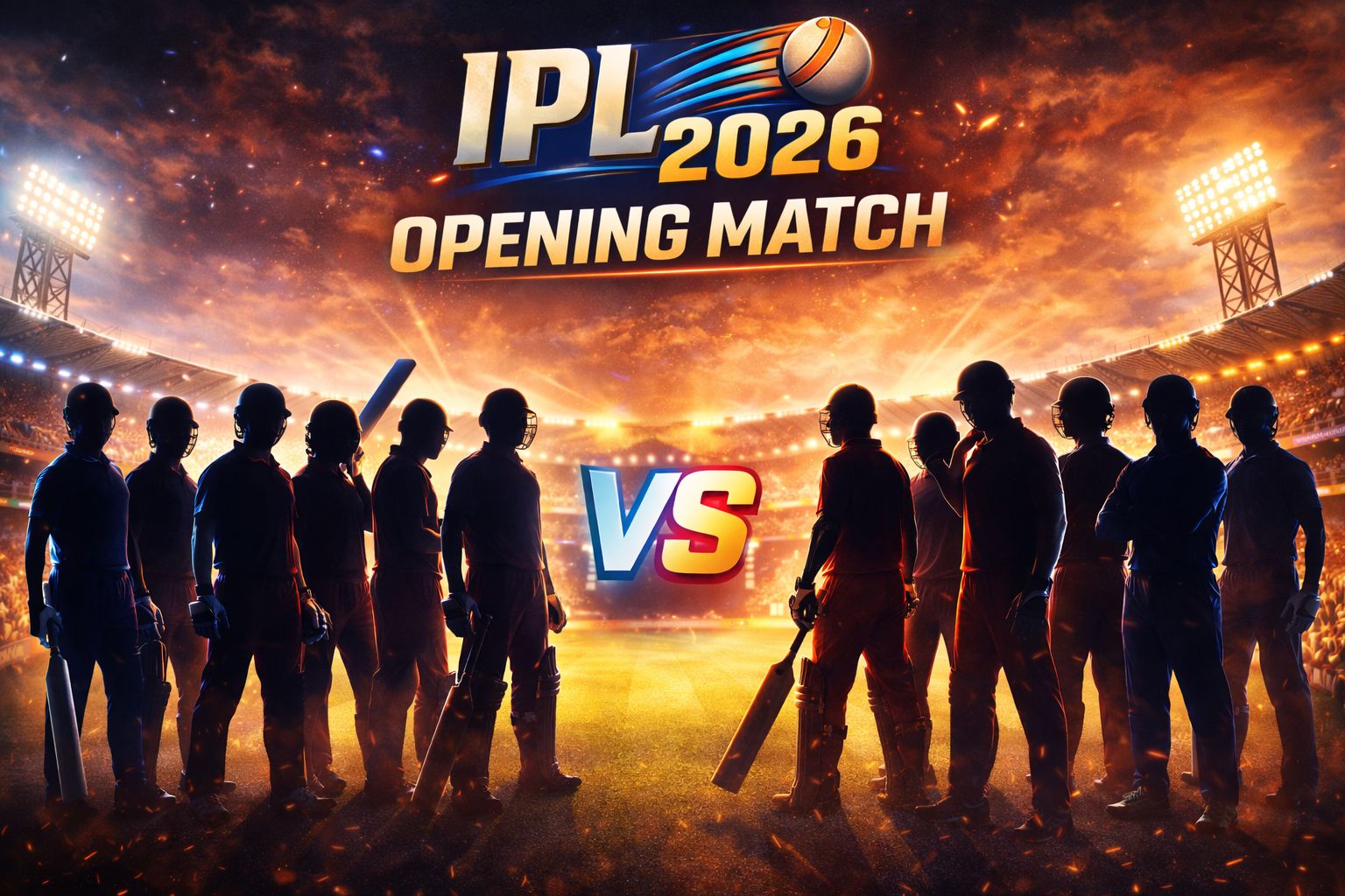 IPL 2026 Opening Match Preview – Teams, Key Players, Pitch Report & Match Prediction
