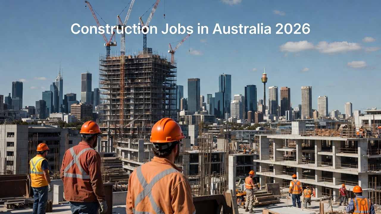 Construction Jobs in Australia 2026 – Building & Labour Jobs for Foreign Workers