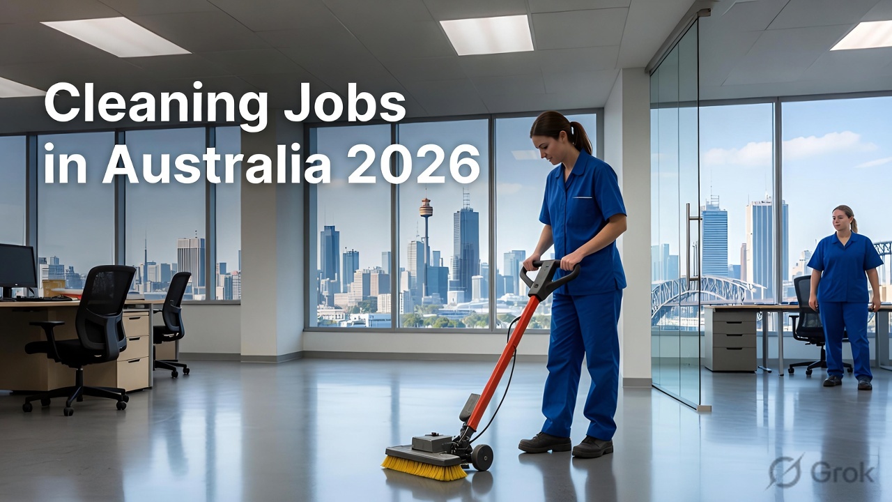Cleaning Jobs in Australia 2026 – Housekeeping & Office Cleaning Jobs for Foreign Workers