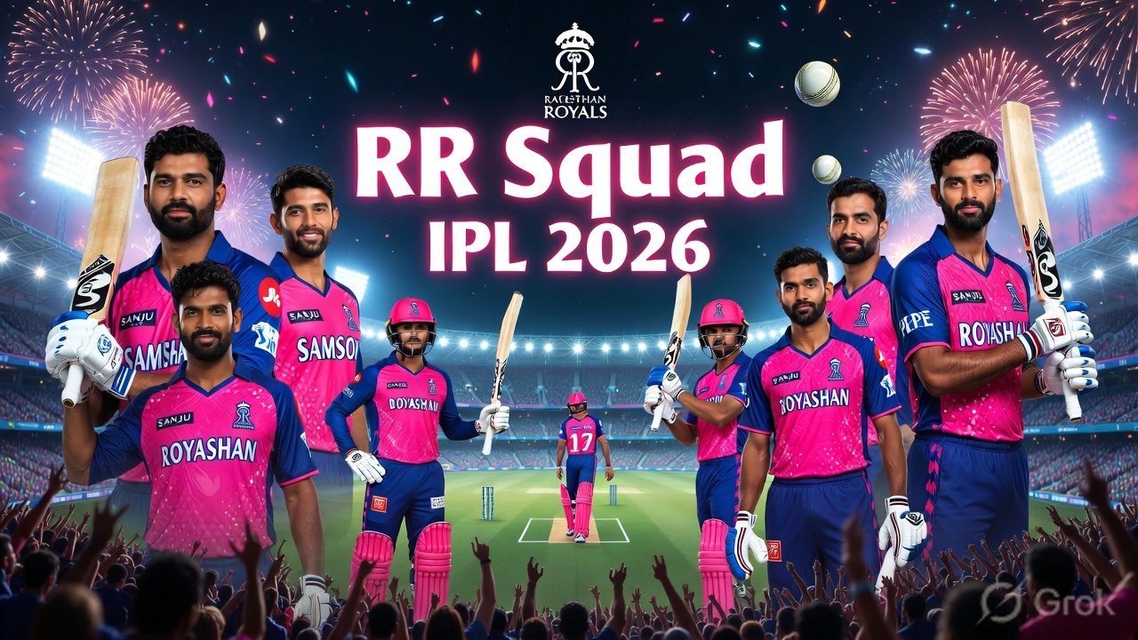 RR Squad IPL 2026 – Rajasthan Royals Full Team Players List, Captain, Playing XI & Detailed Analysis