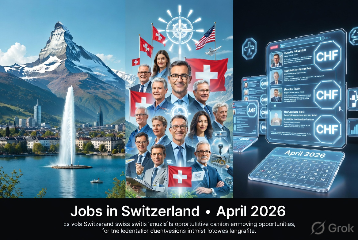 Jobs in Switzerland for Indians April 2026 – High Demand Jobs & Work Visa Guide