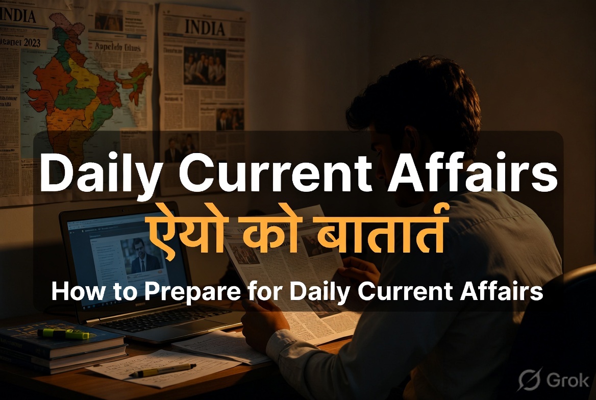 Daily Current Affairs कैसे तैयार करें – Complete Study Strategy for Competitive Exams