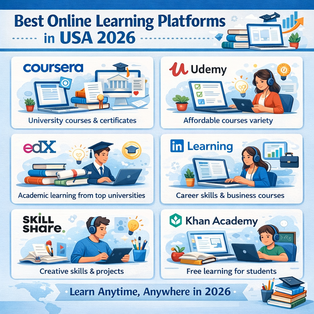 Best Online Learning Platforms in USA 2026