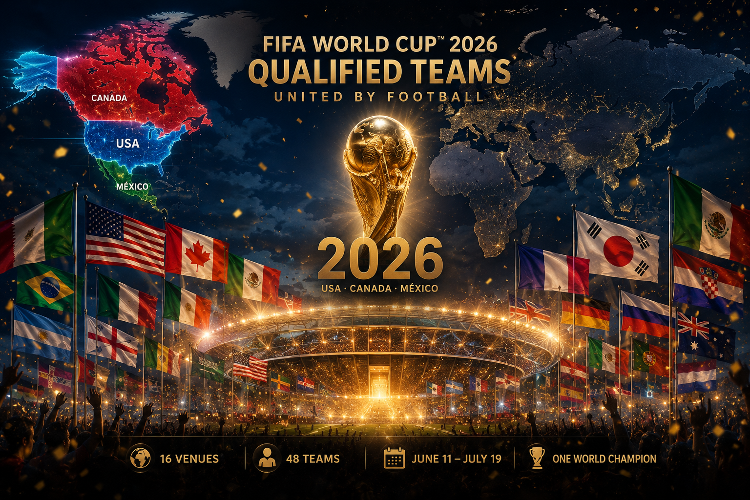 FIFA World Cup 2026 Qualified Teams List | All Confirmed Teams